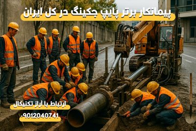 پیمانکار پروژه لوله رانی در استان کردستان