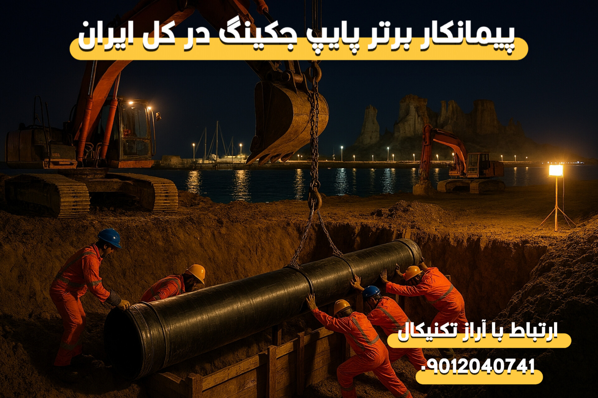 متخصص لوله‌رانی در قشم