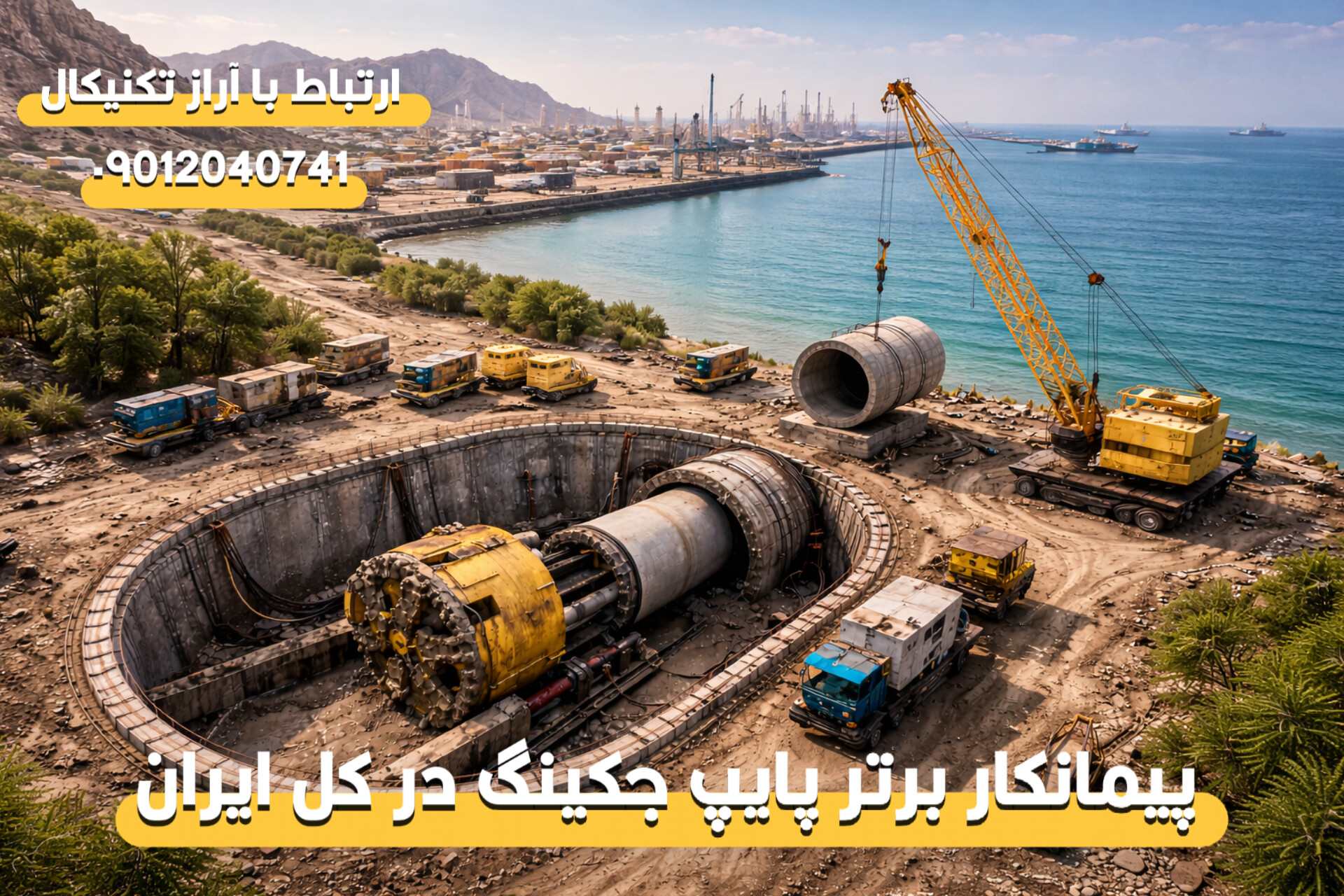 پیمانکار متخصص پایپ جکینگ در استان هرمزگان