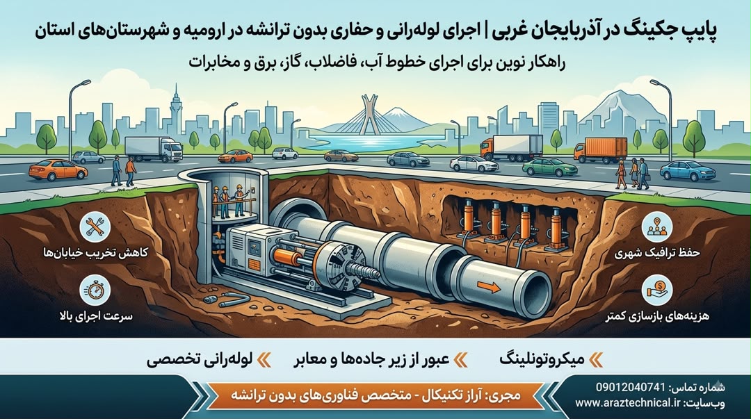 پایپ جکینگ در آذربایجان غربی