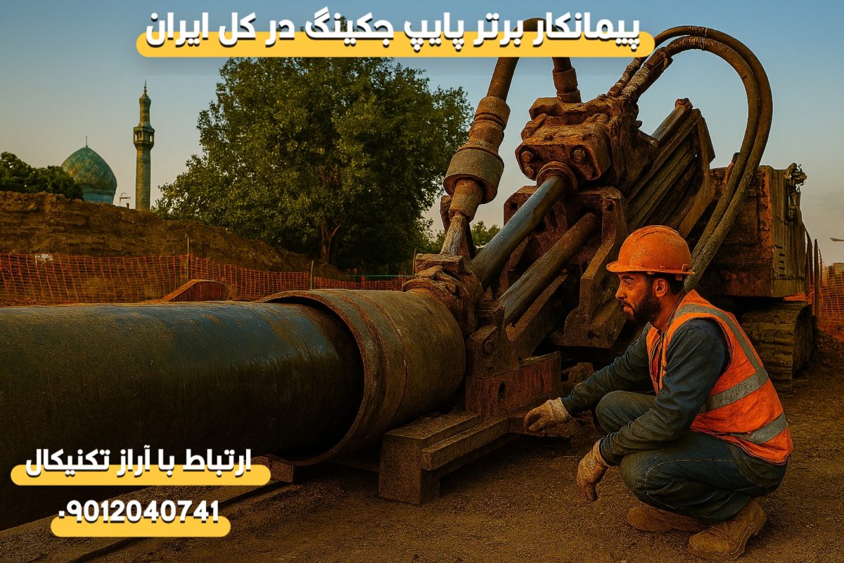 پیمانکار لوله رانی در استان قم